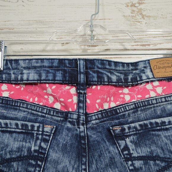 Aeropostale  Shorty Shorts Upcycled Size 0 - Picture 4 of 7